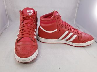 ADIDAS TOP TEN HIGH TOP SNEAKERS SHOES RED LEAHTER SIZE 14 EF2518 *PRICE IS  FIRM* for Sale in Las Vegas, NV - OfferUp