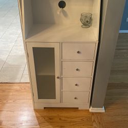 White Corner Shelf 5ft