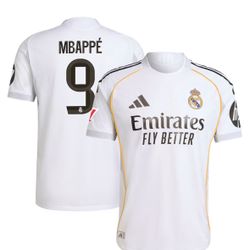 Mbappe Real Madrid Jersey 