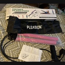 Pleasion’s Portable Pilates Studio; (Exercise Bar & Resistance Band Loops Set)