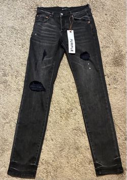 Purple jeans