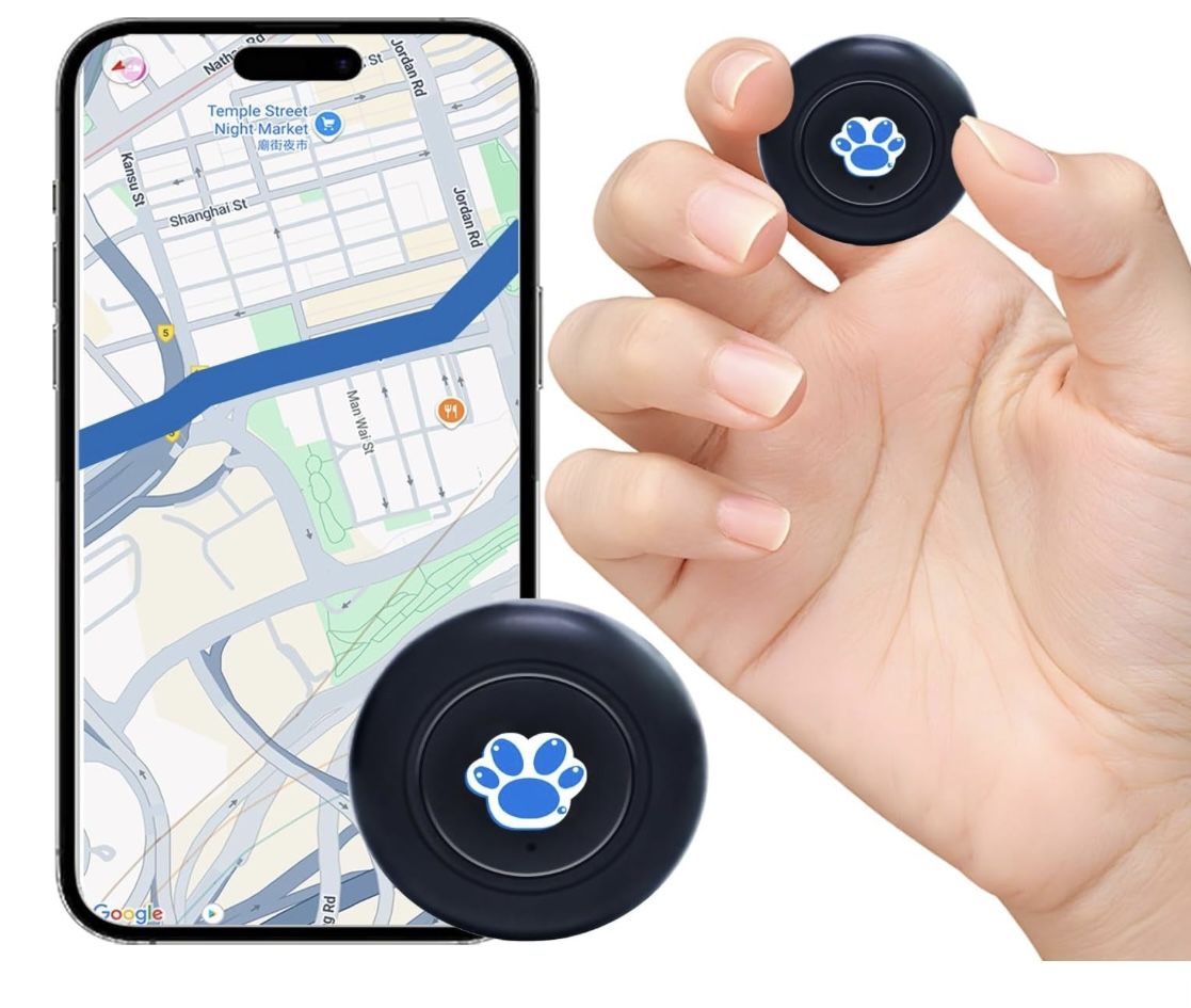 GPS Tracker for Vehicles,Cars,Kids,Pets,and Motorcycles,Real-Time Location Tracking,No Monthly Fee No Subscription