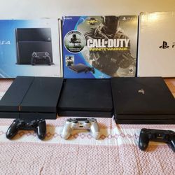 I have PS5 & PS4. $400! The 2024 PS5 Slim 1TB 1 control oh you broke asF. I have 2021 PS4 Pro Slim 72 Edition $260!? You still broke. I have 2018 PS4 