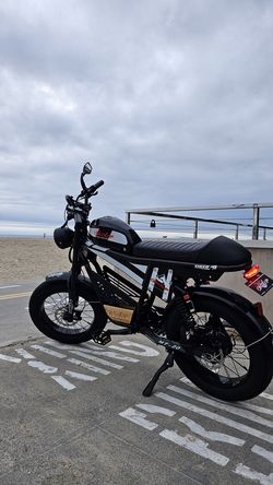 QIOLOR Tiger Plus Retro E-Bike – Custom Frame Panels/basket area, Phone Mount