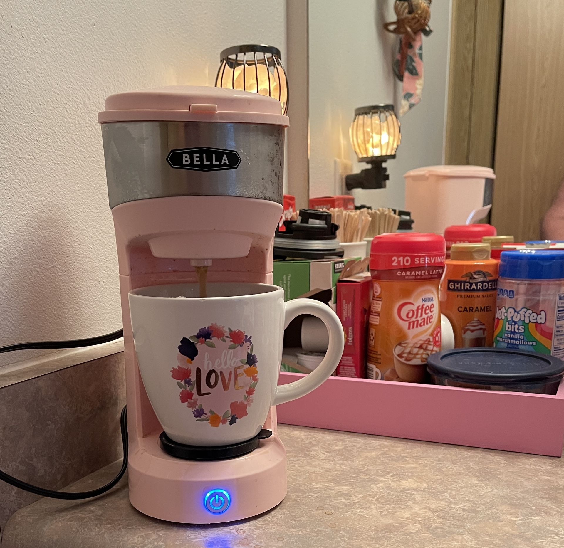 Pink Small Coffee Maker