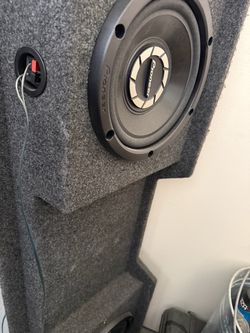 12” pioneer speakers and amp