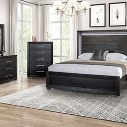 Queen Size Frame And Mattress