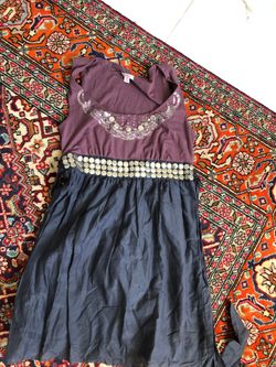 Women’s girls medium brand new dress mirror beads