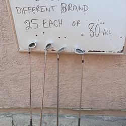 Golf clubs 25 each