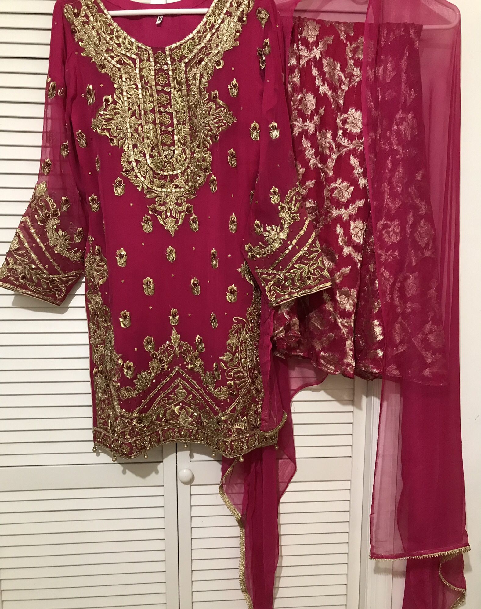 Chiffon Fancy Sharara Dress 
