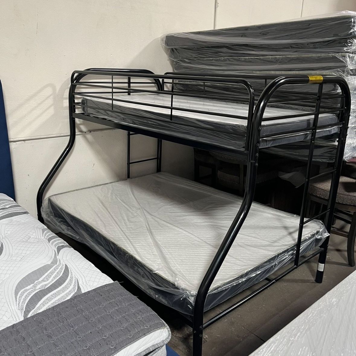 Full-twin Bunk Bed With Mattress 