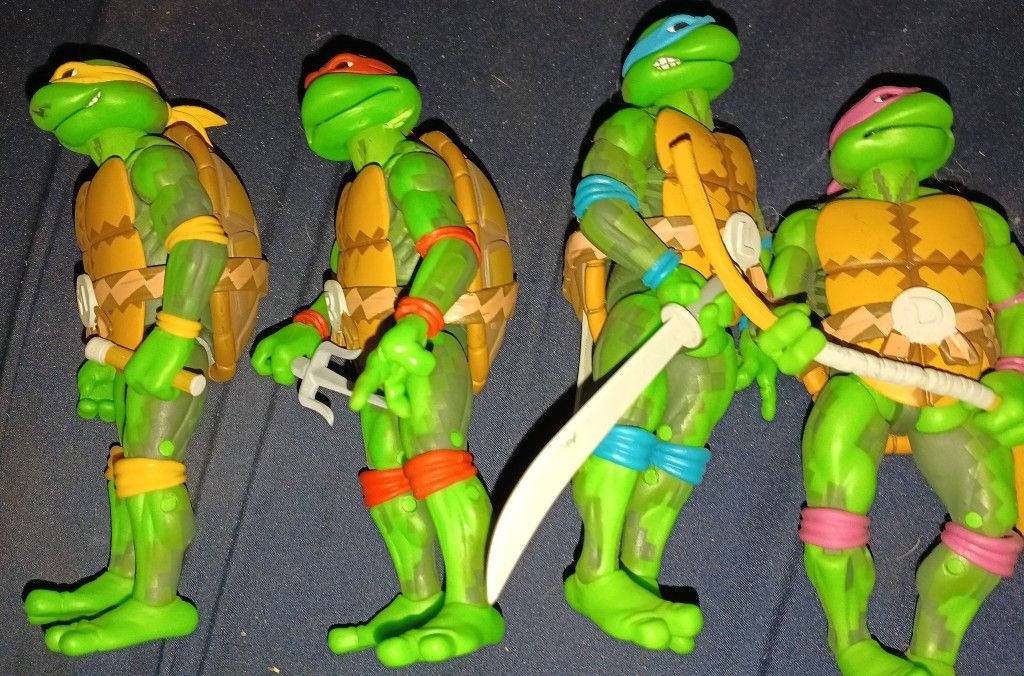 Ninja Turtles Set Of 4 (4");;All For 20.00