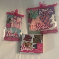 Barbie Fashion Packs + Ken’s Shoe Pack