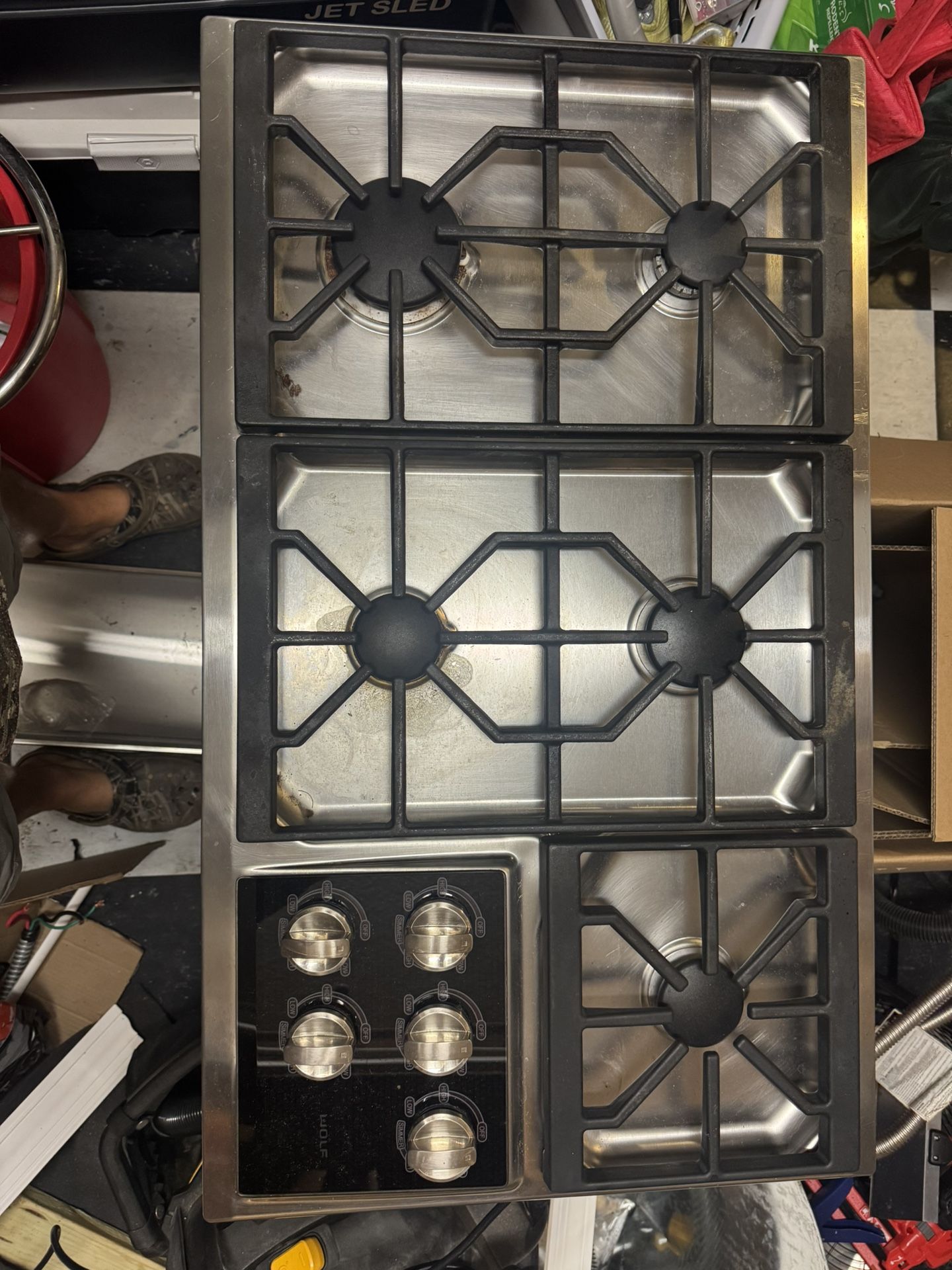 36” Gas Wolf Cooktop