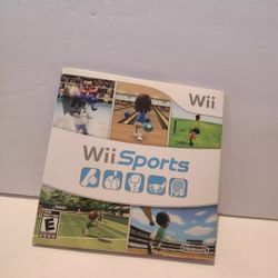 Wii Sports (Nintendo Wii) W/Slipcover TESTED WORKS