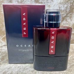 Prada Ocean Luna Rossa For Men Le Parfum 3.3 Fl. Oz./100 Ml. Sealed Box Refillable Bottle 