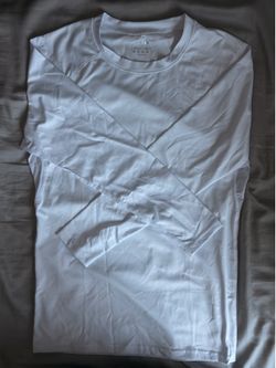 NIKSA Men’s Compression long T-Shirt – White (Size S) – New, Never Worn