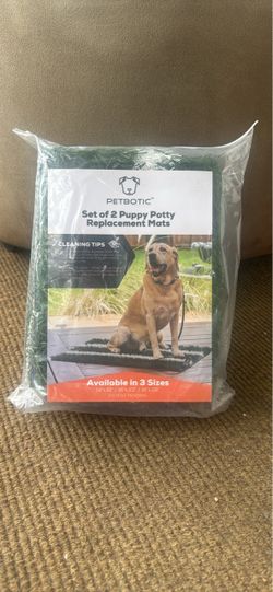 Petbotic Set of 2 Puppy Potty Replacement Mats