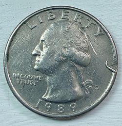 RARE 3 Mint Error 1989-D Washington Quarter
