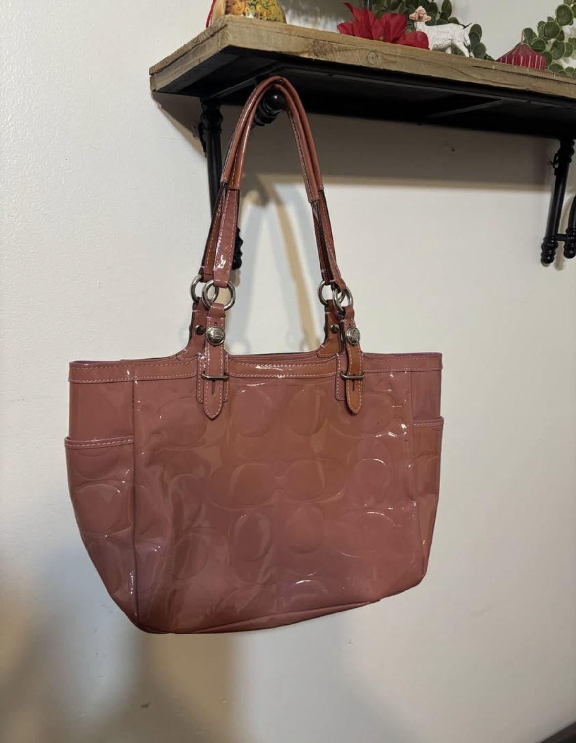 Coach Patent Leather Tote