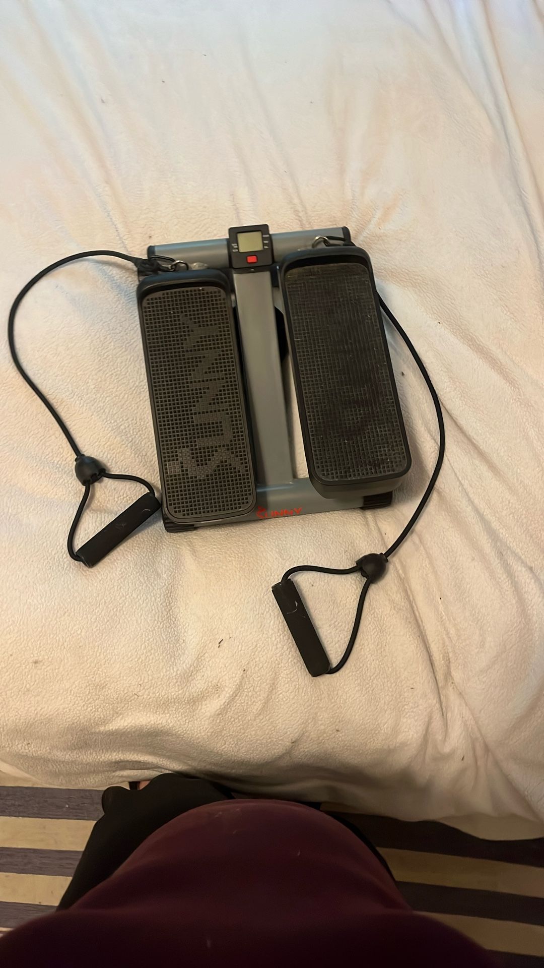 Mini Stepper With Exercise Bands 