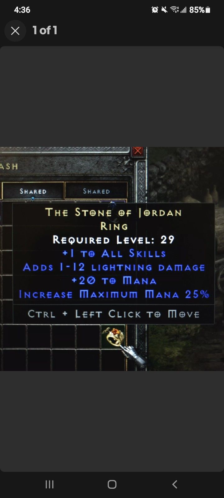 Diablo 2 Resurrected D2R Soj Stone Of Jordan