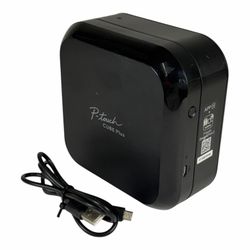 Brother PT-P710BT P-touch CUBE Plus 180dpi Bluetooth Thermal Label Maker Printer