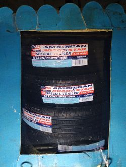 TIRE ST 225 75 15 TRAILER TIRE ELMOFLES