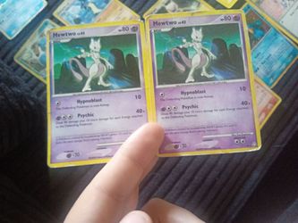 2x two mewtwo vintage pokemon tcg
