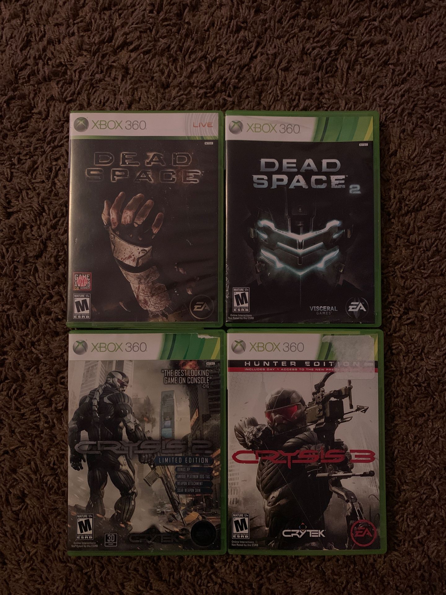 4 Xbox 360 used gamesfor $20 for all