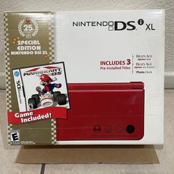 Nintendo Dsi Xl Super Mario Red Edition 25th Anniversary 
