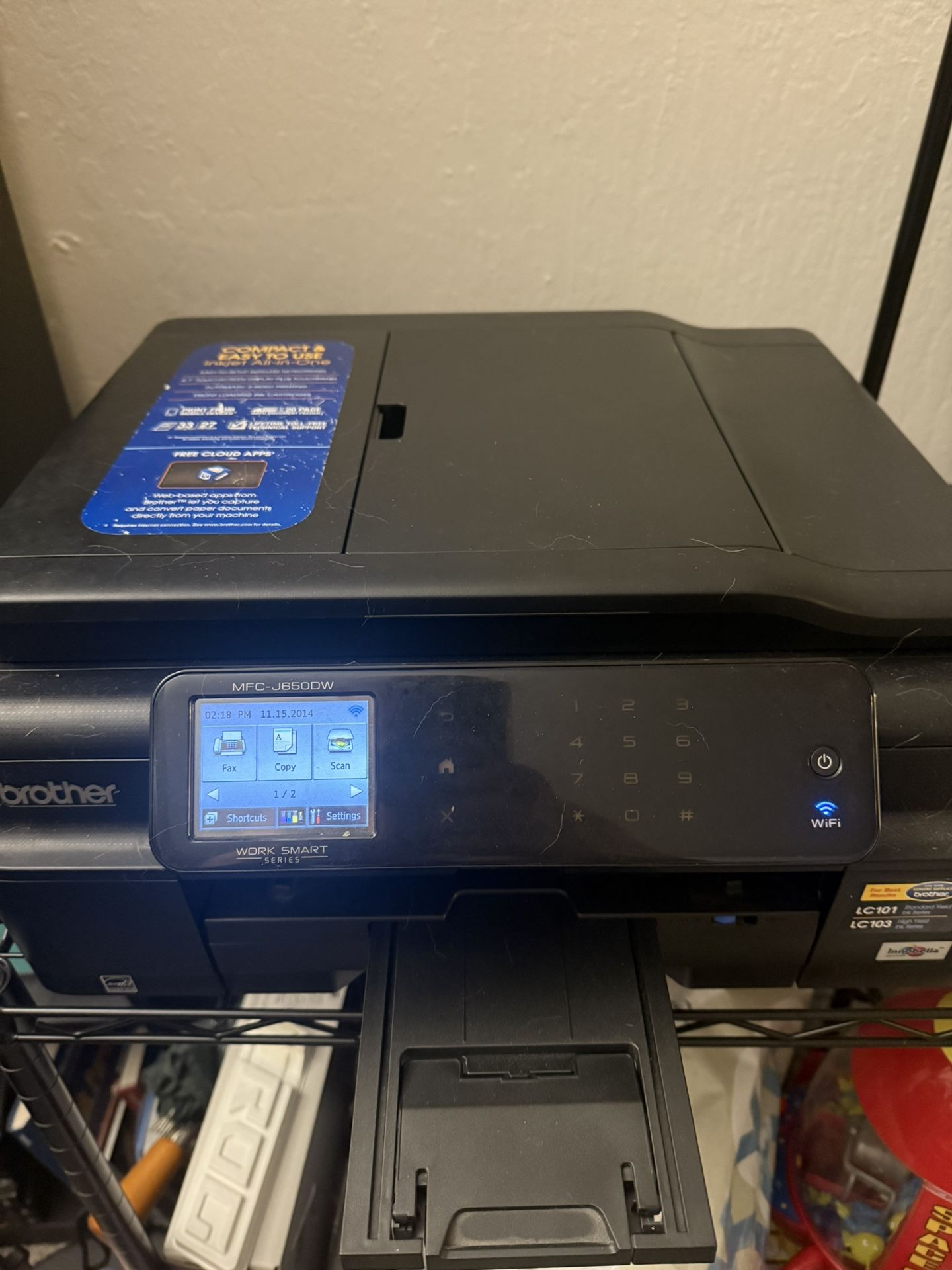 Brother MFC J650DW Inkjet Printer