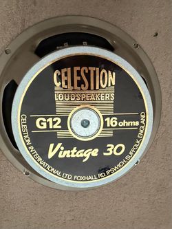 Celestion Vintage 30 12” 16ohm guitar speaker, England