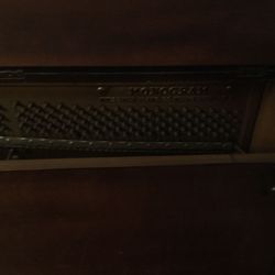 Monogram #159 upright piano. Bench opens for storage of music sheets. Always been in a smoke free pet free home. Contact Lori {contact info removed}