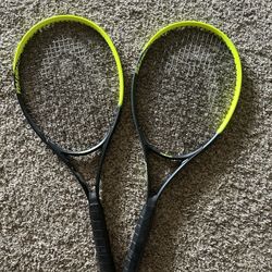 Two Tennis rackets Like New 