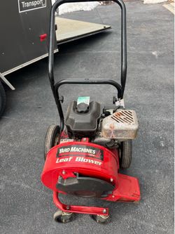 Yard Machines Walk Behind Leaf Blower 5.5hp. Runs And Works Good. Must Pick Up