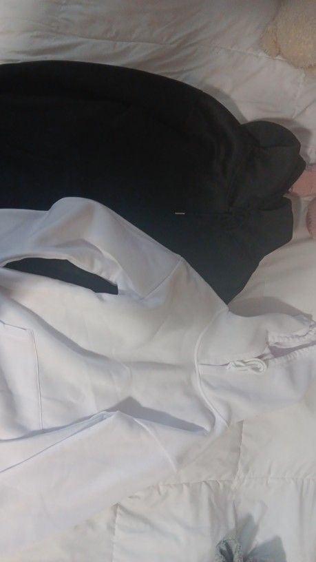 White And Black Hoodie
