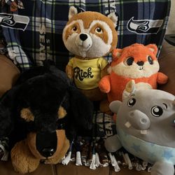 Stuffed Animals Avocado Axolotl Valentine’s Day Gifts