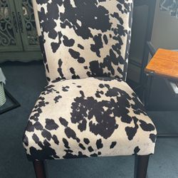Cow Print Accent Chair
