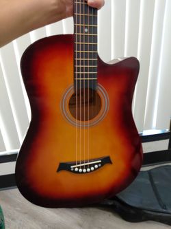 Brand New Acoustic Guitar & Soft Case