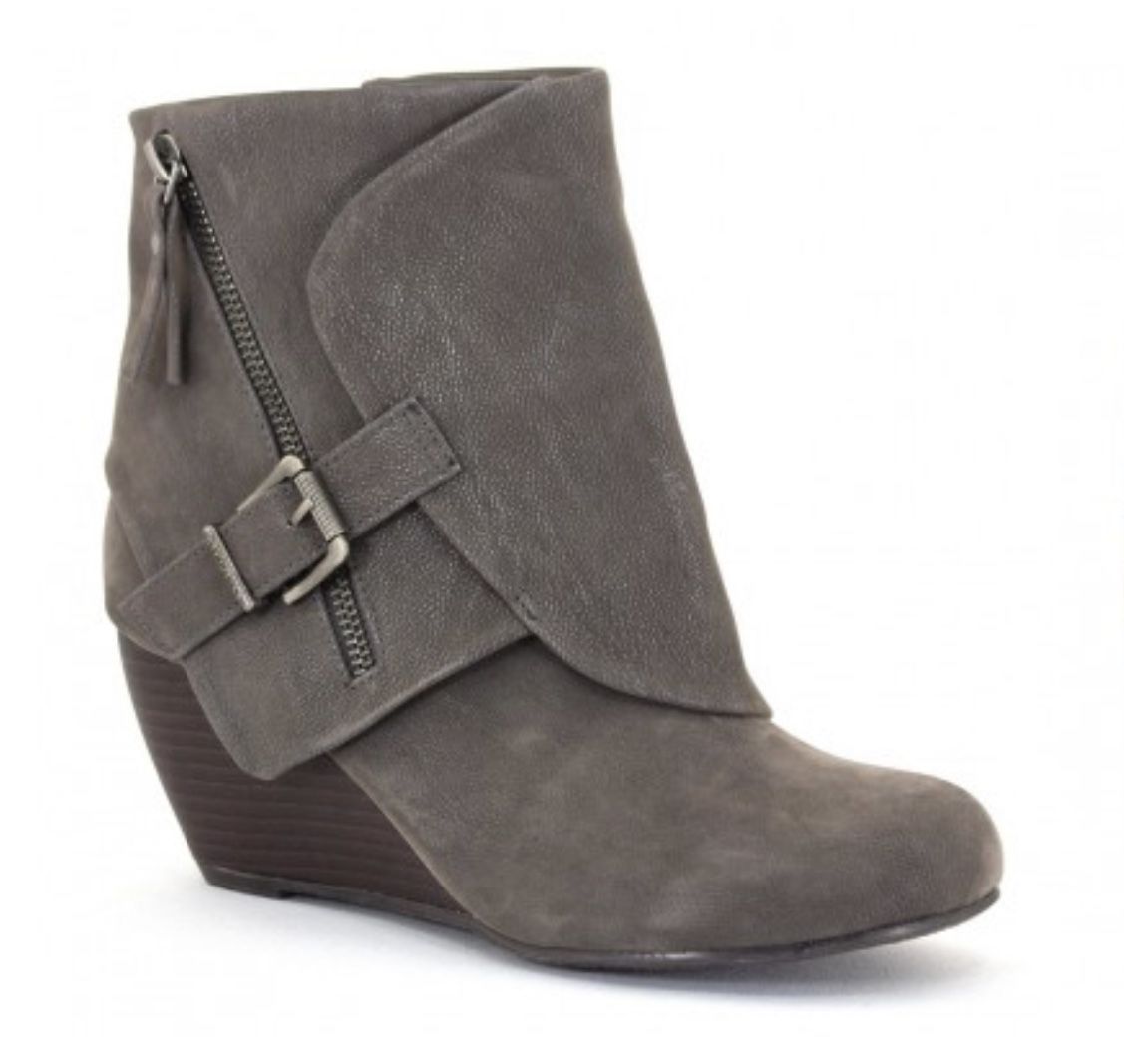 New Womens Grey Booties Size 10 / Boots / Shoes 