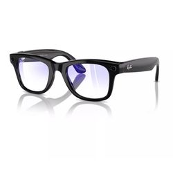 Ray-Ban Meta Smart Glasses Wayfarer Shiny Black/Clear – NEW SEALED 