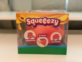 Squeeezy Peach Squishy Stress Toy