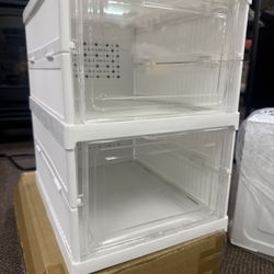 2 Tier Foldable Shows Storage 