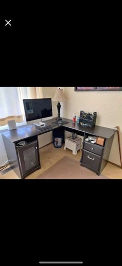 L shaped desk