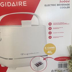 NEW WHITE Electric Beverage Cooler 