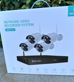 HeimVision HM241 Security Camera System, Wireless Wifi 8CH 1080P NVR System,4pcs