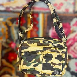 Bape Porter 1st Camo Shoulder Bag