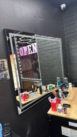 Barber mirrors