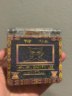 GBA SP custom Mew edition